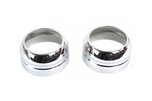 Load image into Gallery viewer, 49mm Fork Boot Cover Set Chrome