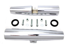Load image into Gallery viewer, Chrome 39mm Fork Shrouds
