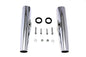 Chrome 39mm Fork Shrouds