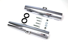 Load image into Gallery viewer, Chrome 39mm Fork Shrouds