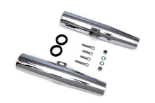 Load image into Gallery viewer, Chrome 39mm Fork Shrouds