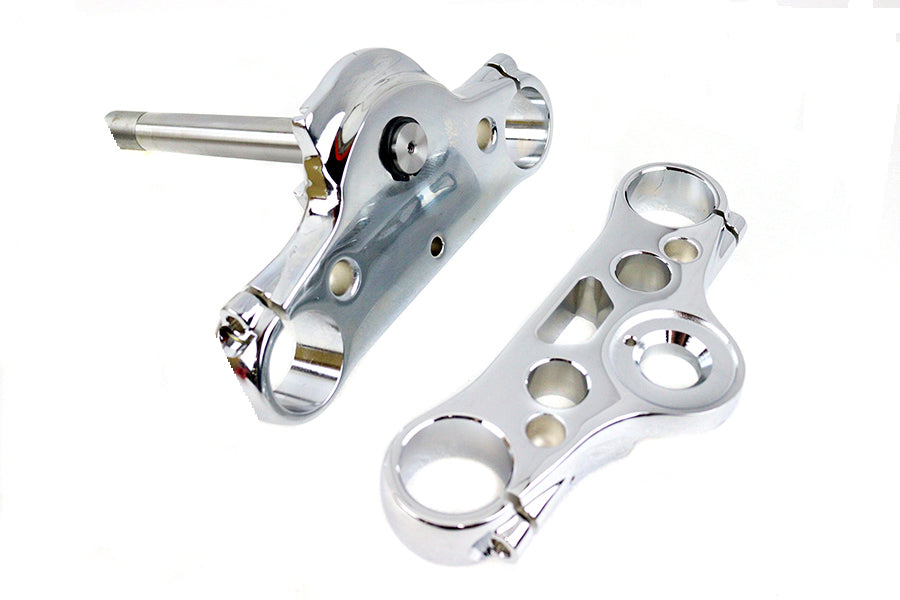 FXD 49mm Triple Tree Set Chrome