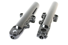 Load image into Gallery viewer, Black 49mm Lower Fork Slider Set