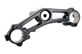 OE 49mm FLT front fork lower stem in black, bike suspension component, shown in image 24-1398a.
