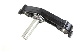 OE 49mm FLT lower fork stem for front suspension, black finish, designed for OE brand mountain bikes or bikes with 49mm fork tubes.