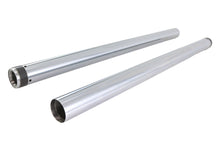 Load image into Gallery viewer, Hard Chrome 49mm Fork Tube Set 4 inch Over Stock