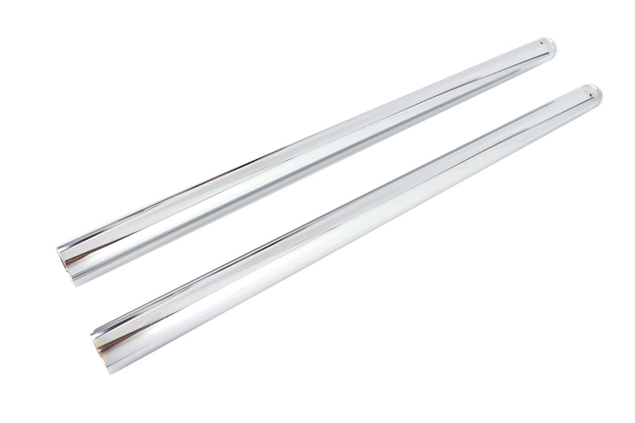 Hard Chrome 49mm Fork Tube Set 6 inch Over Stock