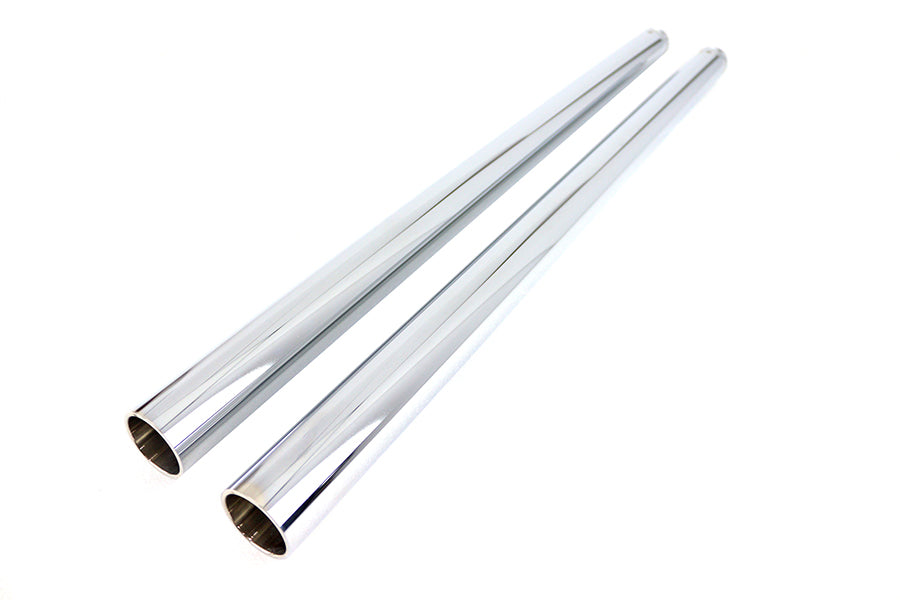 Hard Chrome 49mm Fork Tube Set 6 inch Over Stock