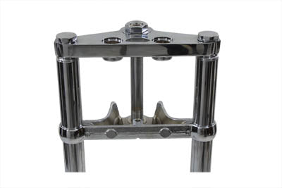 Fork Assembly with Polished Sliders 4 inch Over Stock