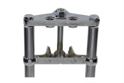 Fork Assembly with Chrome Sliders 2 inch Over Stock