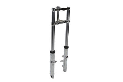 Fork Assembly with Chrome Sliders 6 inch Over Stock