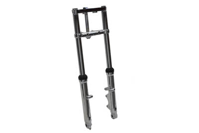 Fork Assembly with Chrome Sliders 6 inch Over Stock