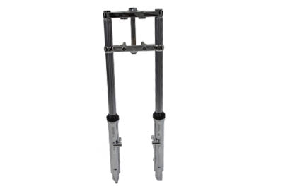 Fork Assembly with Chrome Sliders 6 inch Over Stock
