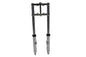 Fork Assembly with Chrome Sliders 6 inch Over Stock