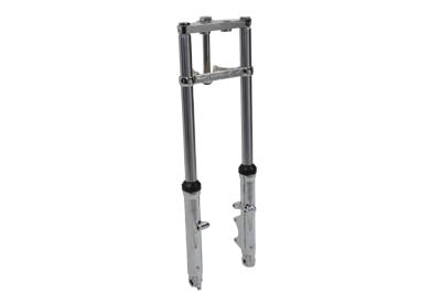 Fork Assembly with Chrome Sliders 6 inch Over Stock