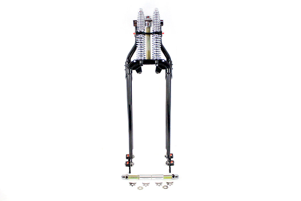 24 inch Spring Fork Kit Offset Black