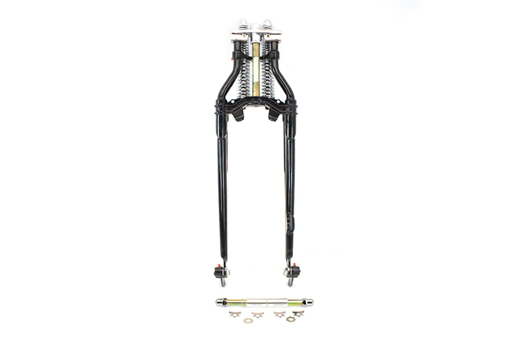 24 inch Spring Fork Kit Offset Black
