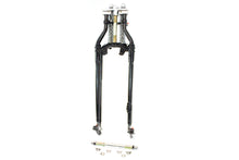 Load image into Gallery viewer, 24 inch Spring Fork Kit Offset Black