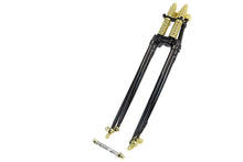 Load image into Gallery viewer, 24 inch Spring Fork Kit Black with Brass Accents