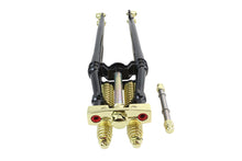 Load image into Gallery viewer, 24 inch Spring Fork Kit Black with Brass Accents