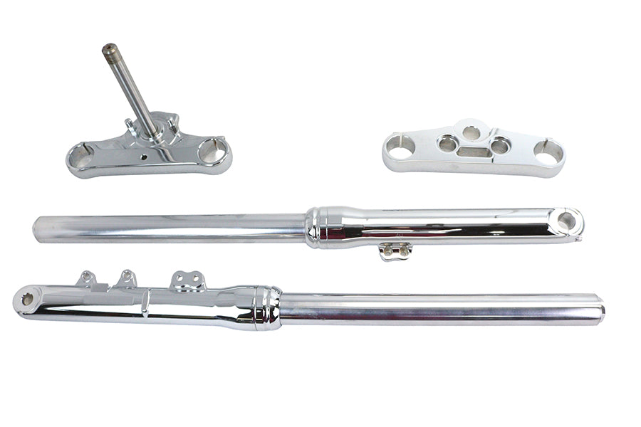 49mm Fork Slider Assembly with Chrome Sliders