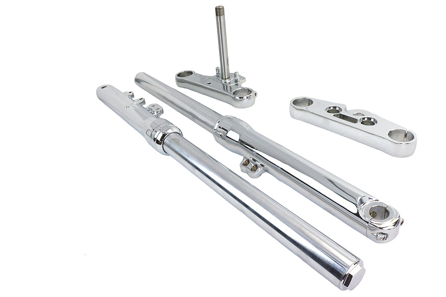 49mm Fork Slider Assembly with Chrome Sliders