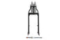Ultima Spring Fork Assembly Black with Chrome Springs -4 inc