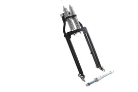 Ultima Spring Fork Assembly Black with Chrome Springs -4 inc