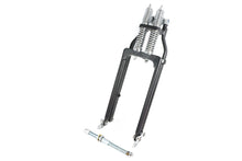 Load image into Gallery viewer, Ultima Spring Fork Assembly Black with Chrome Springs -4 inc