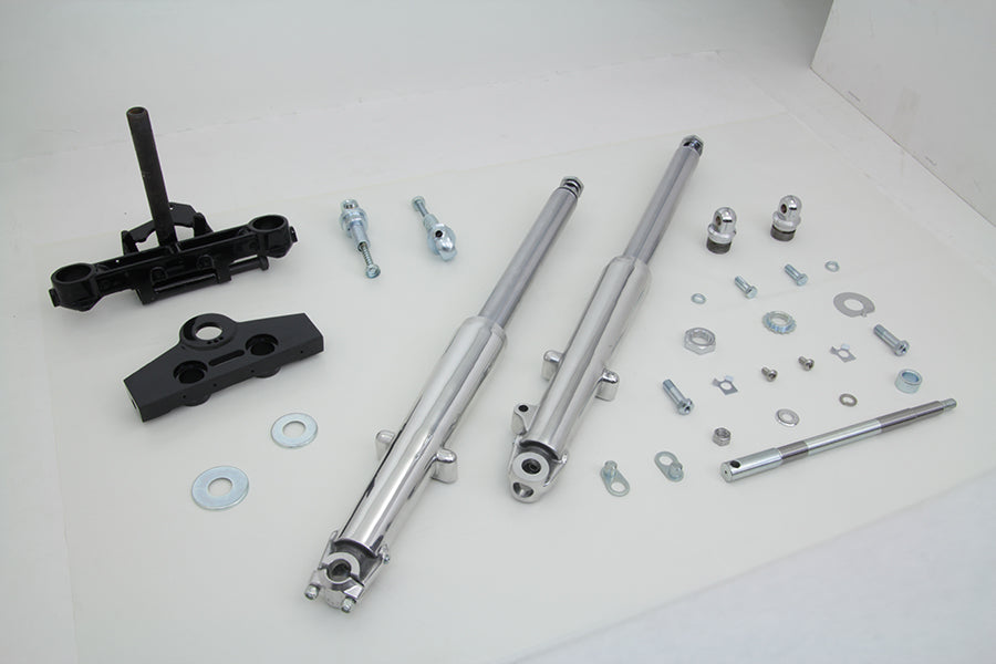 41mm Adjustable Fork Assembly with Polished Sliders