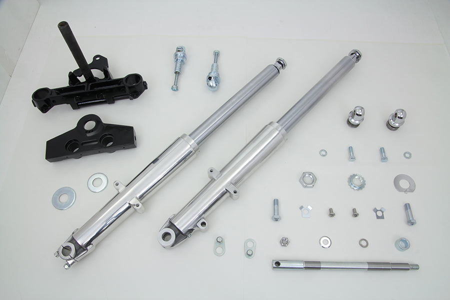 41mm Adjustable Fork Assembly with Polished Sliders