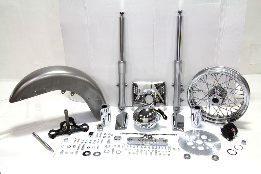 Fork Assembly with Polished Sliders