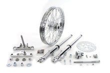 Load image into Gallery viewer, 41mm Fork Assembly with Chrome Sliders 21 inch Wheel