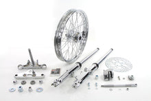 Load image into Gallery viewer, 41mm Fork Assembly with Chrome Sliders 21 inch Wheel