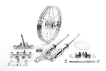 Load image into Gallery viewer, 41mm Fork Assembly with Chrome Sliders 21 inch Wheel