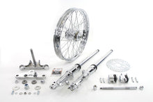Load image into Gallery viewer, 41mm Fork Assembly with Chrome Sliders 21 inch Wheel