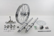 Load image into Gallery viewer, Fork Assembly with Polished Sliders 21 inch Wheel