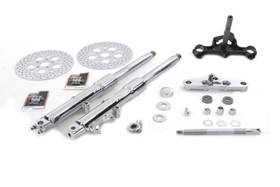 Fork Assembly with Chrome Sliders