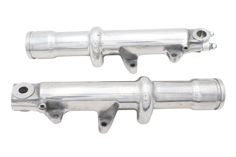 Factory Sample Lower Fork Slider Set Dual Disc Polished