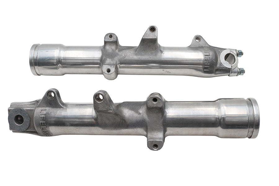 Factory Sample Lower Fork Slider Set Dual Disc Polished