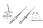 39mm Fork Assembly with Chrome Sliders Single Disc