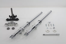 Load image into Gallery viewer, 35mm Fork Assembly with Chrome Sliders Dual Disc