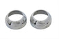 39mm Fork Boot Cover Set Chrome