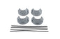 41mm Chrome Fork Boot Cover Set