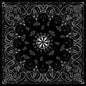 Bandanna Black Paisley