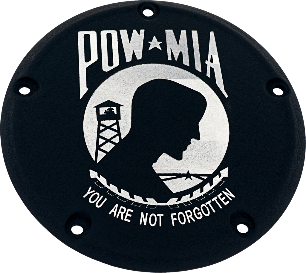 7   M8 Flt/Flh Derby Cover Pow Mia Black