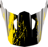 Fly Racing Yth Kinetic Drip Helmet Visor Grey/Black/Yellow Ys-Yl 73-8679VY