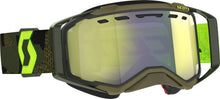Load image into Gallery viewer, Prospect Snwcrss Goggle Kaki Grn/Neon Ylw Enhcr Chrm