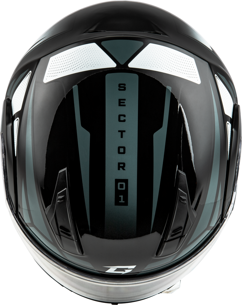 Md 04s Sector Snow Helmet Black/Silver Xs