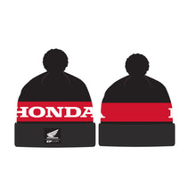 Load image into Gallery viewer, Honda Beanie Stripe Black/Red